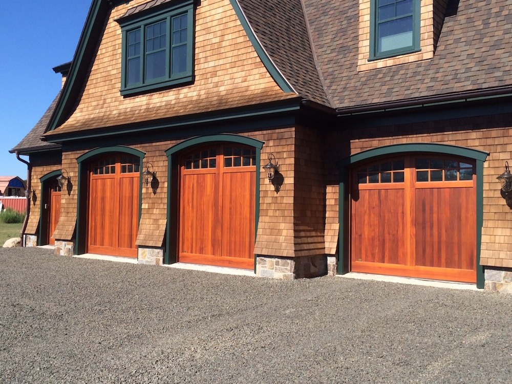 Why True Wood Garage Doors Win Over, Wood Grain Garage Doors