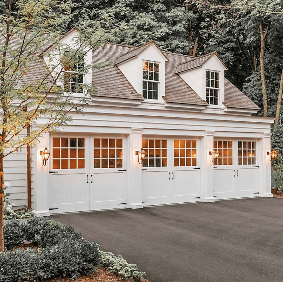 triple custom garage door