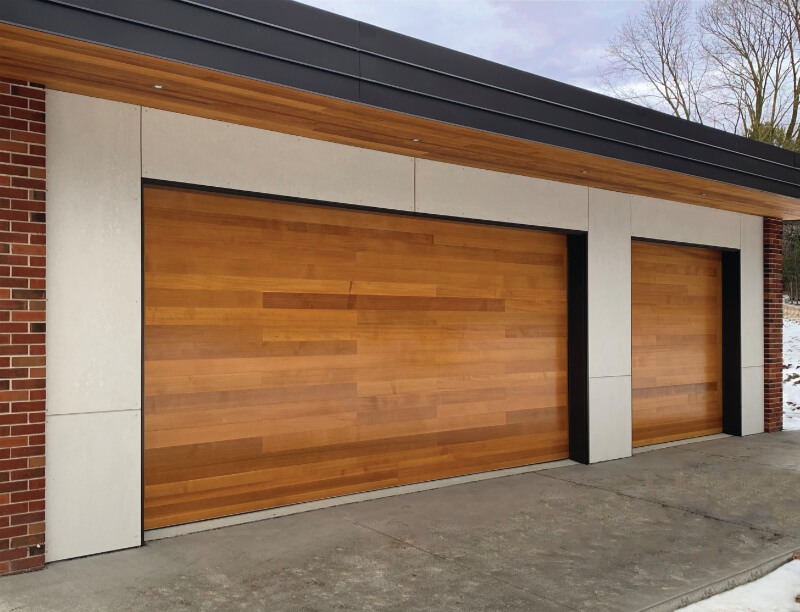 Modern Style Garage Doors - Cambek Designer Doors