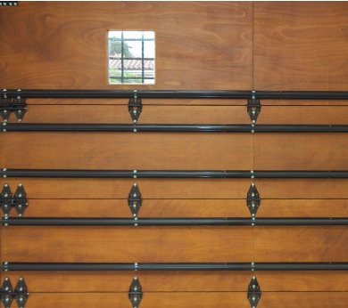 Powder coated hardware and track